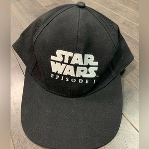Black Star Wars Episode 1 Embroidered Hat W/ Tags
